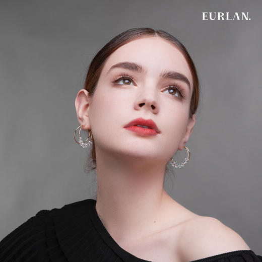 EURLAN.  J系列  水晶耳圈 商品图3