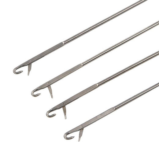 串珠新款法式刺绣勾珠绣发卡带钩针手柄反向器钩花珠绣反向亮片勾 商品图4