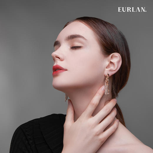 EURLAN.  J系列  时尚链耳环 商品图3