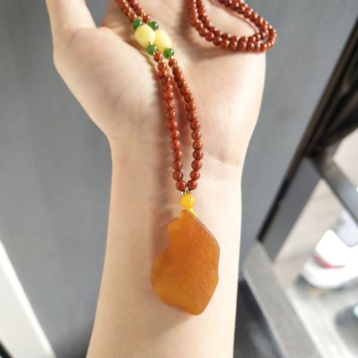 南红老蜜蜡项链 商品图1