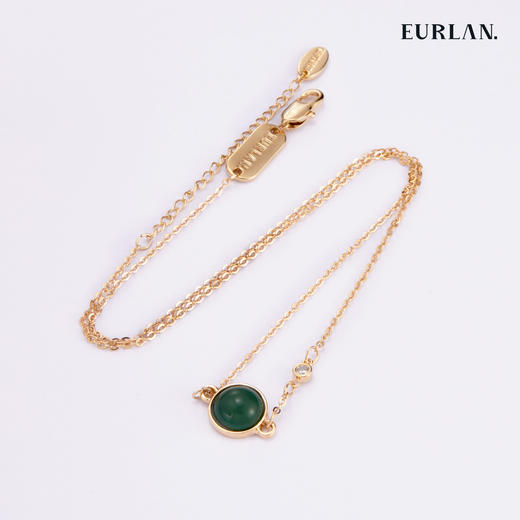 EURLAN.  X系列  玛瑙石项链 高级绿 商品图1