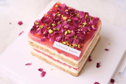 西瓜蛋糕|慕斯蛋糕，香法露玫瑰奶油+8424西瓜夹心+开心果达克瓦兹胚 商品图2