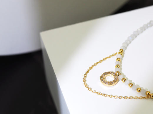 【白月光】天然白月光项链 小众原创设计 choker 商品图2