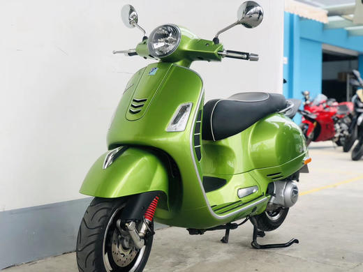 抽奖团vespagts300苹果绿拼起来