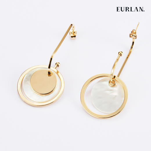 EURLAN.  J系列  贝壳耳环 商品图1