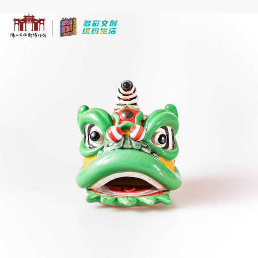 【多彩文创，缤纷生活】非遗-石湾陶醒狮摆件 商品图2