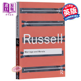 预售 【中商原版】婚姻与道德 英文原版 Marriage and Morals Routledge Classics Bertrand Russell Routledge