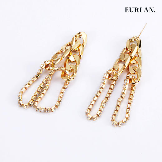 EURLAN.  J系列  时尚链耳环 商品图1