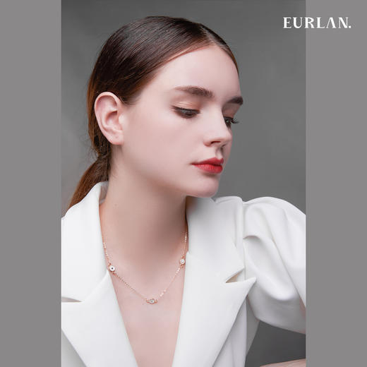 EURLAN.  X系列  幸运字母数字项链 商品图2