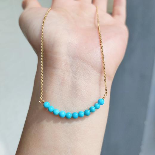 松石笑脸项链 商品图2