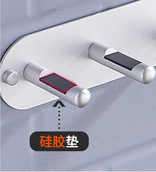 免打孔太空铝电吹风支架  吹风机置物架浴室电吹风支架厕所卫生间壁挂3.21 商品图2