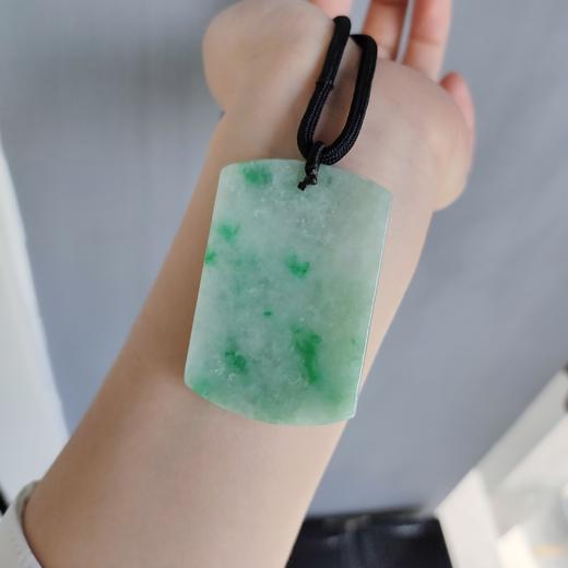 翡翠方牌项链 商品图1