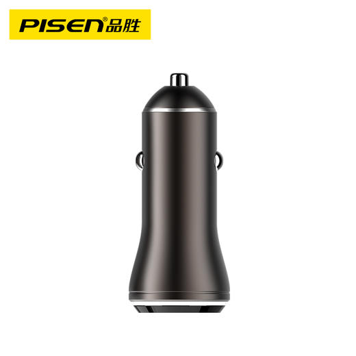 PISEN PRO 全兼容快车充 车载充电器 双口闪充 苹果华为小米手机快速充电 商品图4