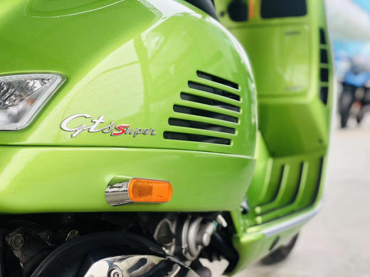 抽奖团vespagts300苹果绿拼起来