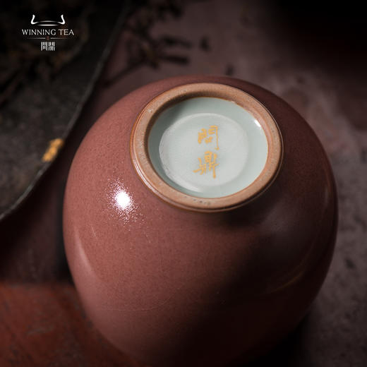 问鼎汝瓷鼎峰系列萼红金钟杯 商品图4