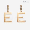 EURLAN.  J系列  品牌LOGO耳环 商品缩略图0