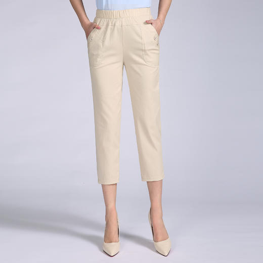 MQ-4060-2005夏季新款大码宽松全棉七分裤YY 商品图2