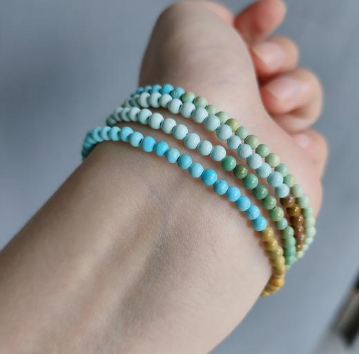绿松石3圈渐变手串 商品图3