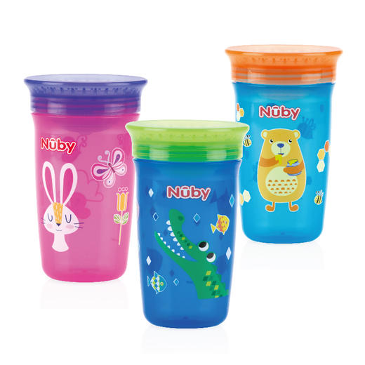 Nuby努比宝宝直身婴幼儿学饮魔术杯300ml   NUB-04116 商品图0