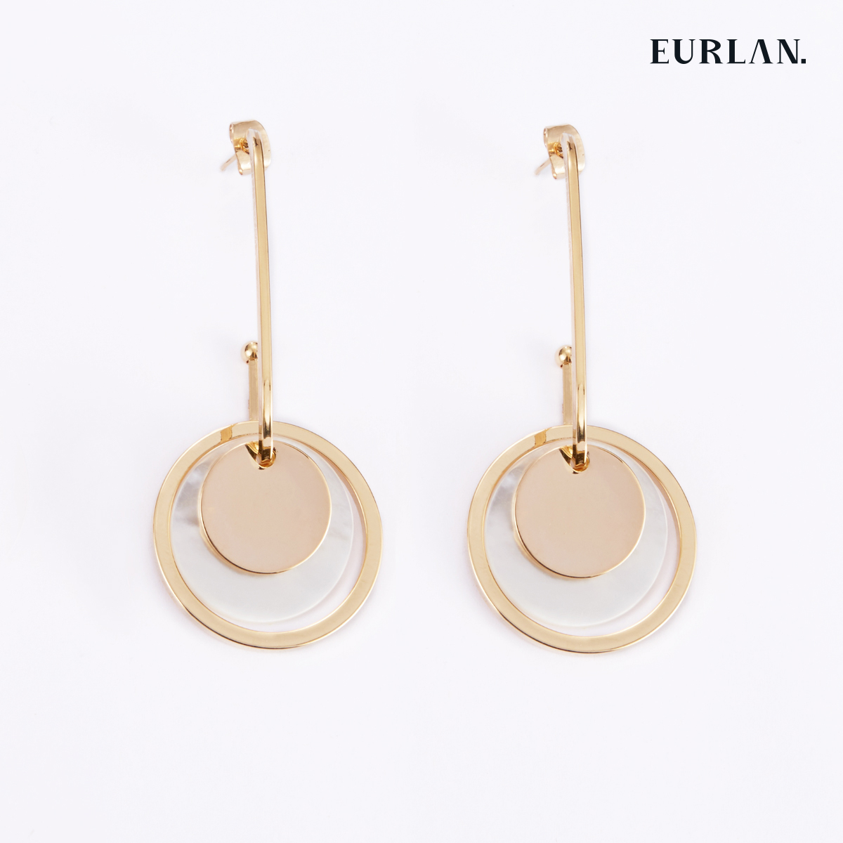 EURLAN.  J系列  贝壳耳环