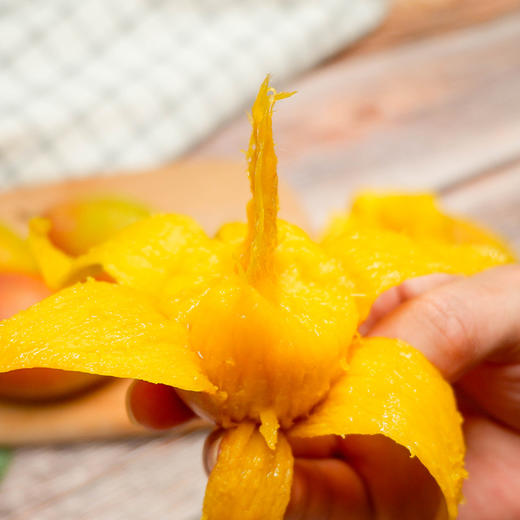 【海南贵妃芒】 现摘现发芒果 皮薄核小 口感细腻 浓甜多汁 4.5斤装 商品图1