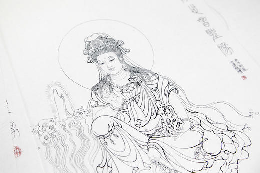 《妙音圆通 : 观世音三十三圣相》定价:1500 余宏达 著 中国美术学院 正版品牌直销 满58包邮 商品图2