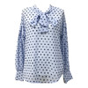 ZYFS-B1212蝴蝶结雪纺衫波点长袖衬衣 商品缩略图4