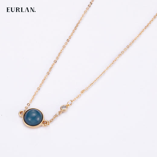 EURLAN.  X系列  玛瑙石项链 经典蓝 商品图2