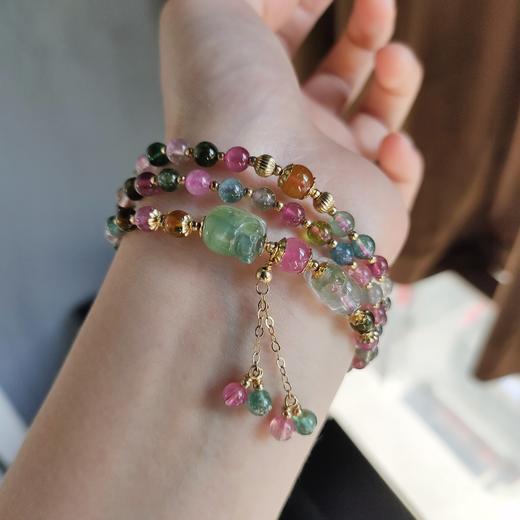 碧玺貔貅3圈手串 商品图1