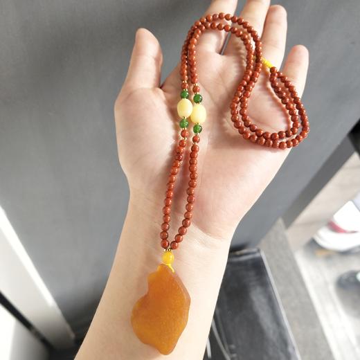 南红老蜜蜡项链 商品图0