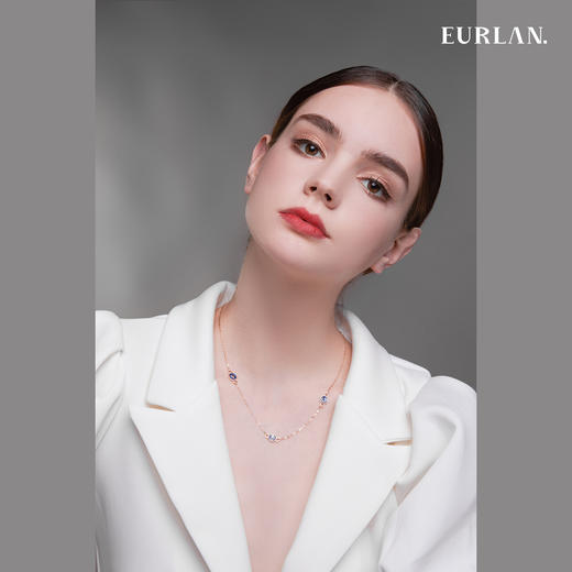 EURLAN.  X系列  幸运字母数字项链 商品图2