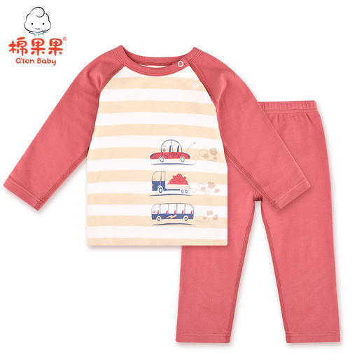 棉果果春秋季舒绒棉家居套头套装男童M511302220432 商品图2