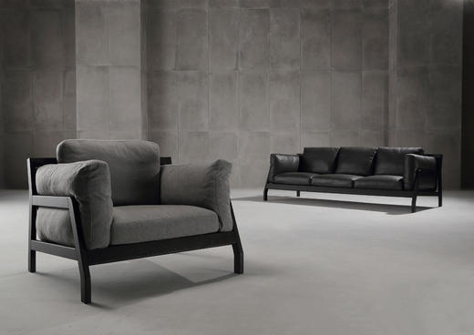 Black  三人沙发  | 更多座位组合，皮布面料可选，详询客服 商品图2