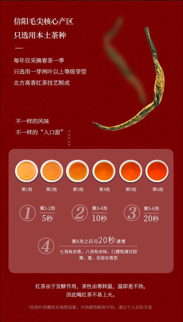 文新信阳红中原一号红茶48g - 文新信阳毛尖