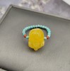 绿松石蜜蜡戒指 商品缩略图1