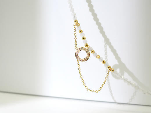 【白月光】天然白月光项链 小众原创设计 choker 商品图4