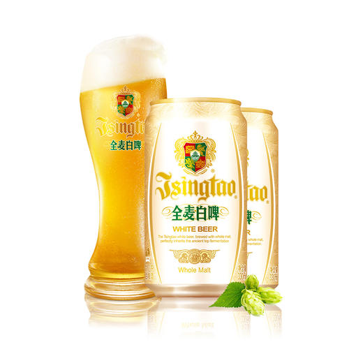 青岛啤酒白啤11度330ml*24罐/箱 全麦酿造 商品图5