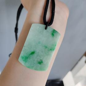 翡翠方牌项链