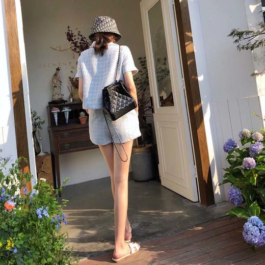 裁缝学苑 AG56小香风套装高腰a字短裙短裤短款上衣服装纸样切割图 商品图3