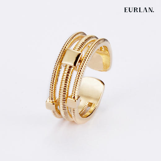 EURLAN. H系列 高级设计感潮流戒指 商品图0