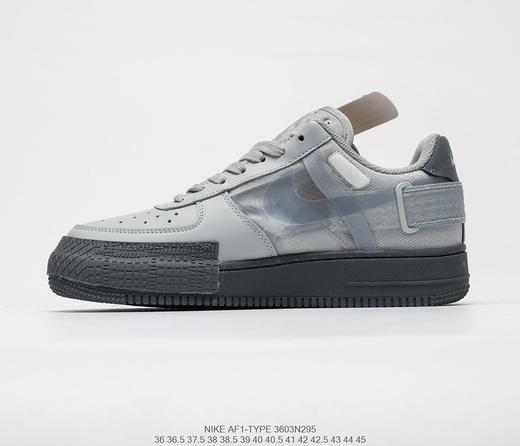 耐克Nike Air Force 1 Type White Black休闲时尚百搭舒适个性潮流板鞋 商品图0