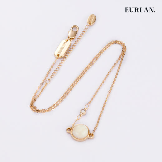 EURLAN.  X系列  玛瑙石项链 优雅白 商品图1