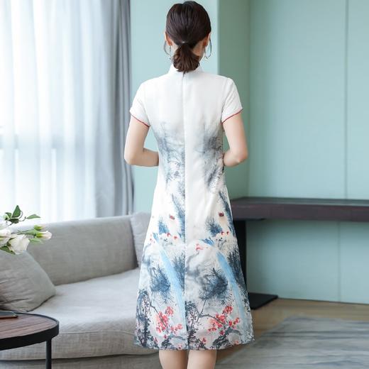 FF-XF5828新品老上海年轻款改良中国风优雅复古旗袍连衣裙 商品图4