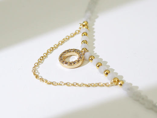 【白月光】天然白月光项链 小众原创设计 choker 商品图1