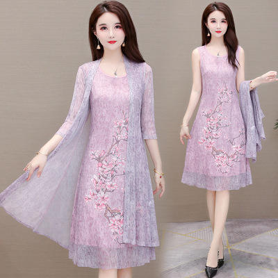 WEJLNH-YWA10印花两件套装连衣裙 商品图2