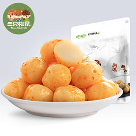 三只松鼠淘气鱼蛋蛋/香辣味鱼丸/120g