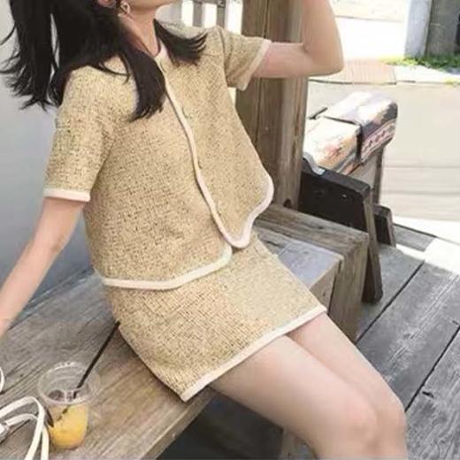 裁缝学苑 AG59温柔风套装小香风裙子上衣两件套服装纸样裁剪图纸 商品图4