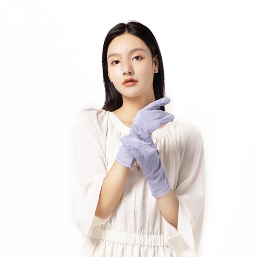 现货~正版授权韩国VVC 防晒手套女夏季骑行开车手套袖中长款遮阳防紫外线透气漏两指(827) 商品图4
