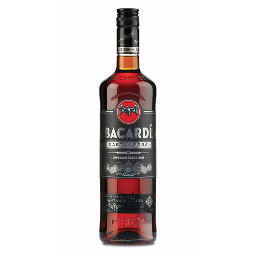 百加得（Bacardi ) 黑朗姆酒 40%vol 750ml 商品图1