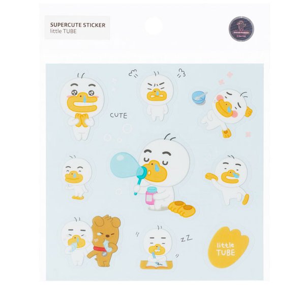 [Kakao Friends] Cute Sticker_Little Tube Toy 贴纸JPY带授权招加盟代理